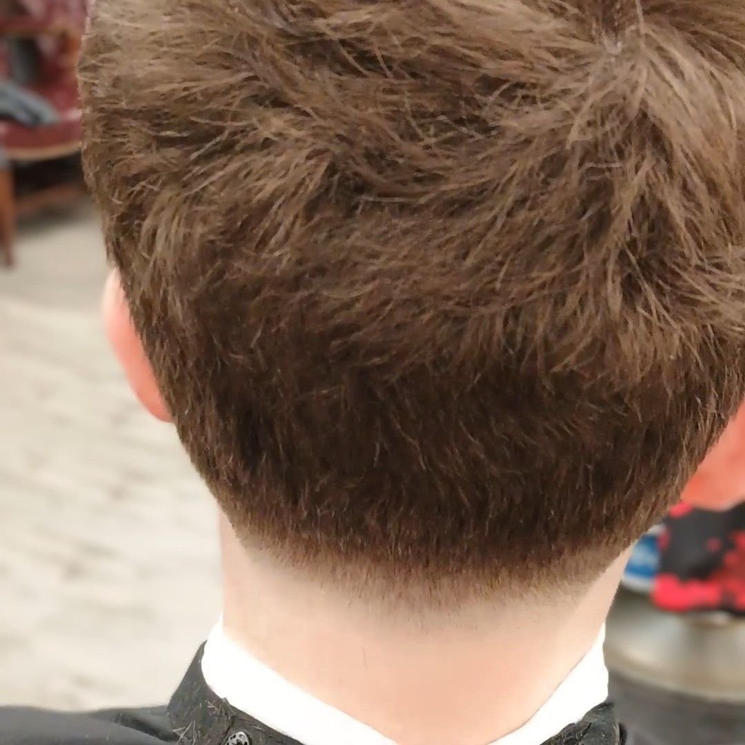 Clean taper — back view