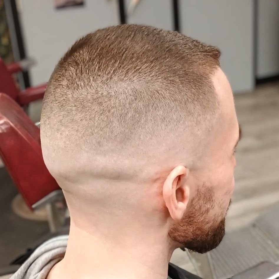 High bald fade — side view