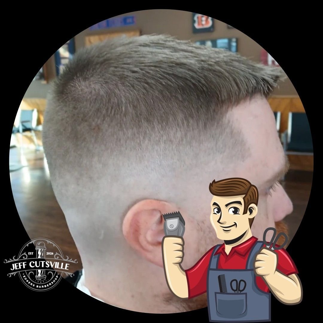 Skin fade with blended top