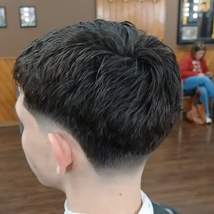 Drop fade with textured top