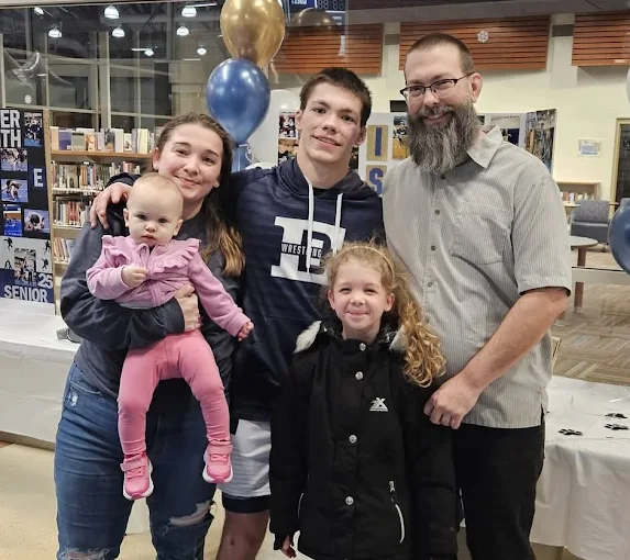 Jeff and his family